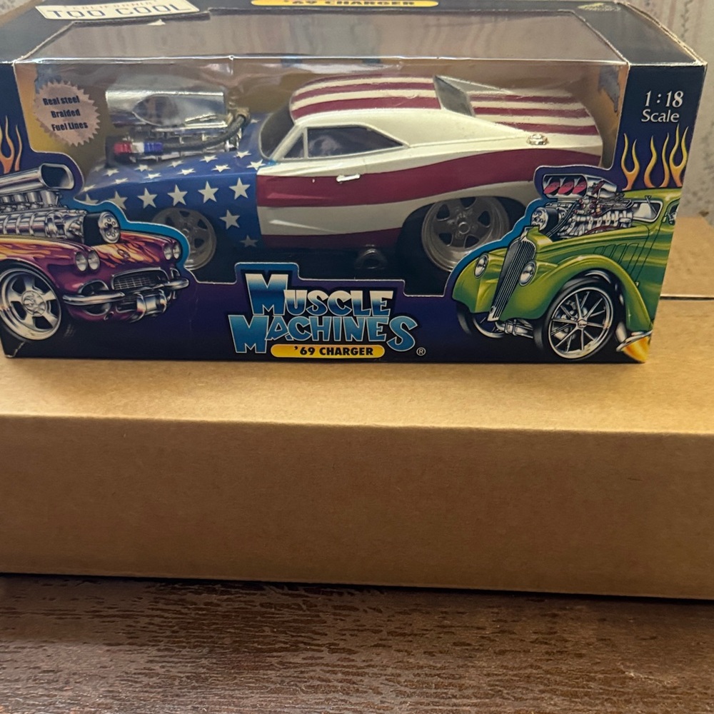 1969 Charger Model Car - Patriotic Design